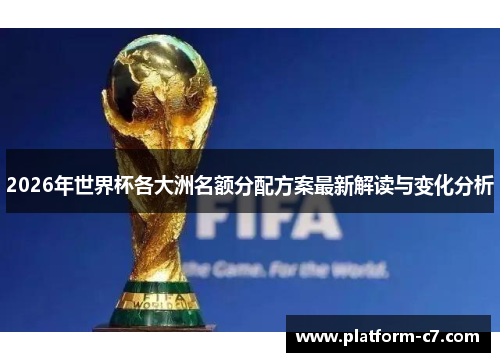 2026年世界杯各大洲名额分配方案最新解读与变化分析