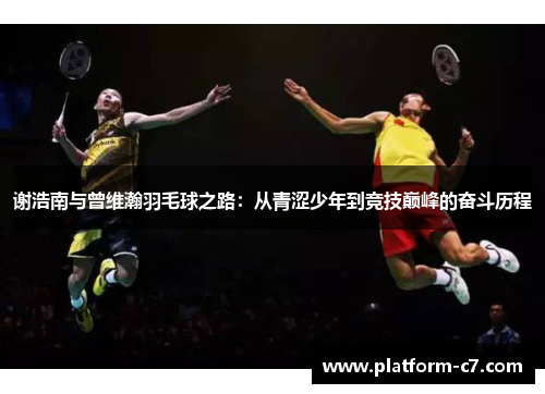 谢浩南与曾维瀚羽毛球之路:从青涩少年到竞技巅峰的奋斗历程 谢浩南与曾维瀚羽毛球之路:从青涩少年到竞技巅峰的奋斗历程
