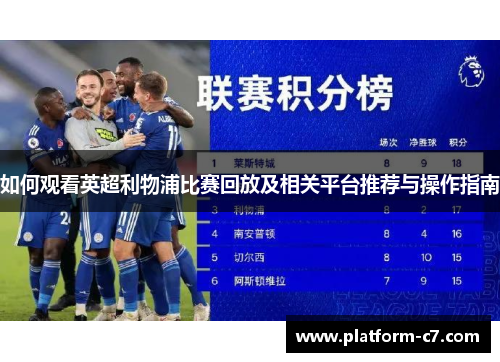 如何观看英超利物浦比赛回放及相关平台推荐与操作指南 如何观看英超利物浦比赛回放及相关平台推荐与操作指南
